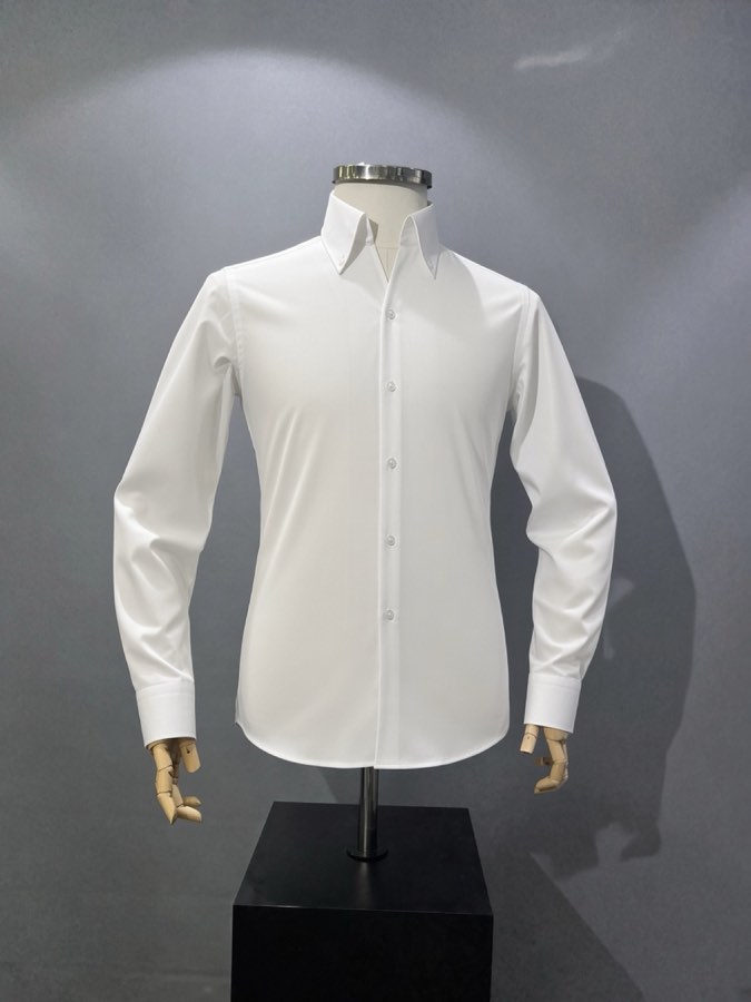 Men's White Button-Down Shirt