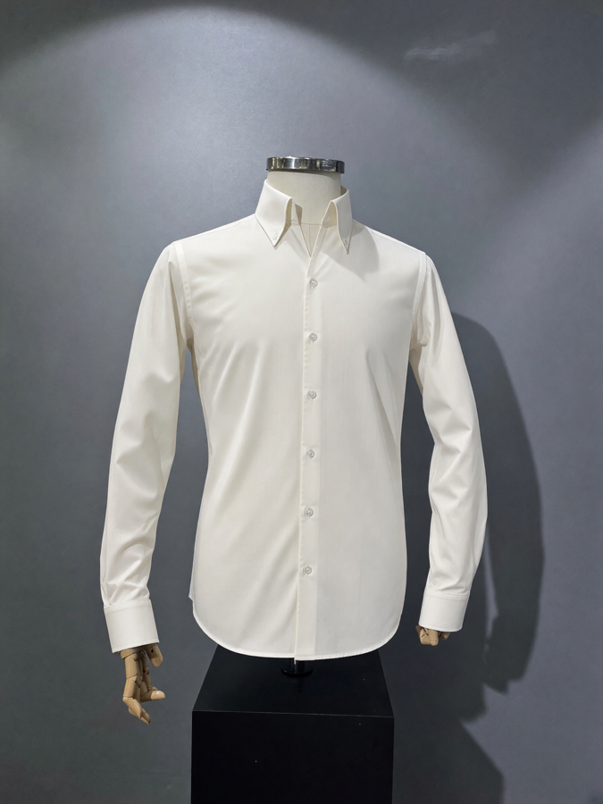 Men's Ivory Button-Down Shirt