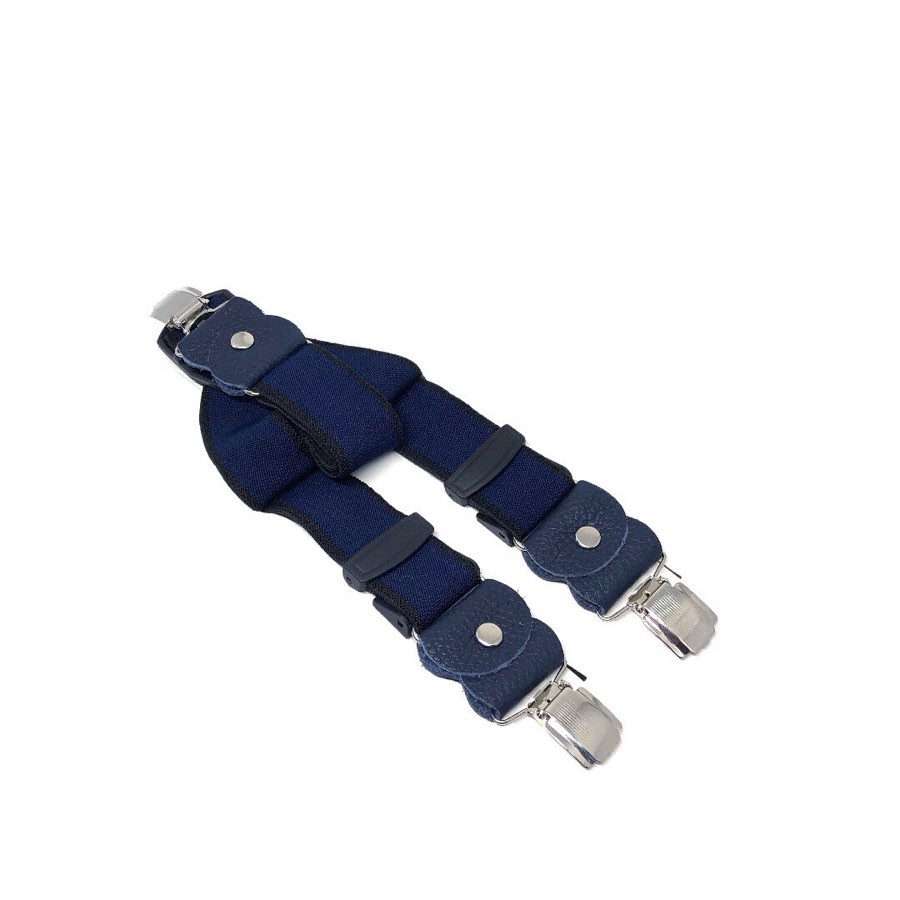 Men's Solid Navy & Black Suspenders