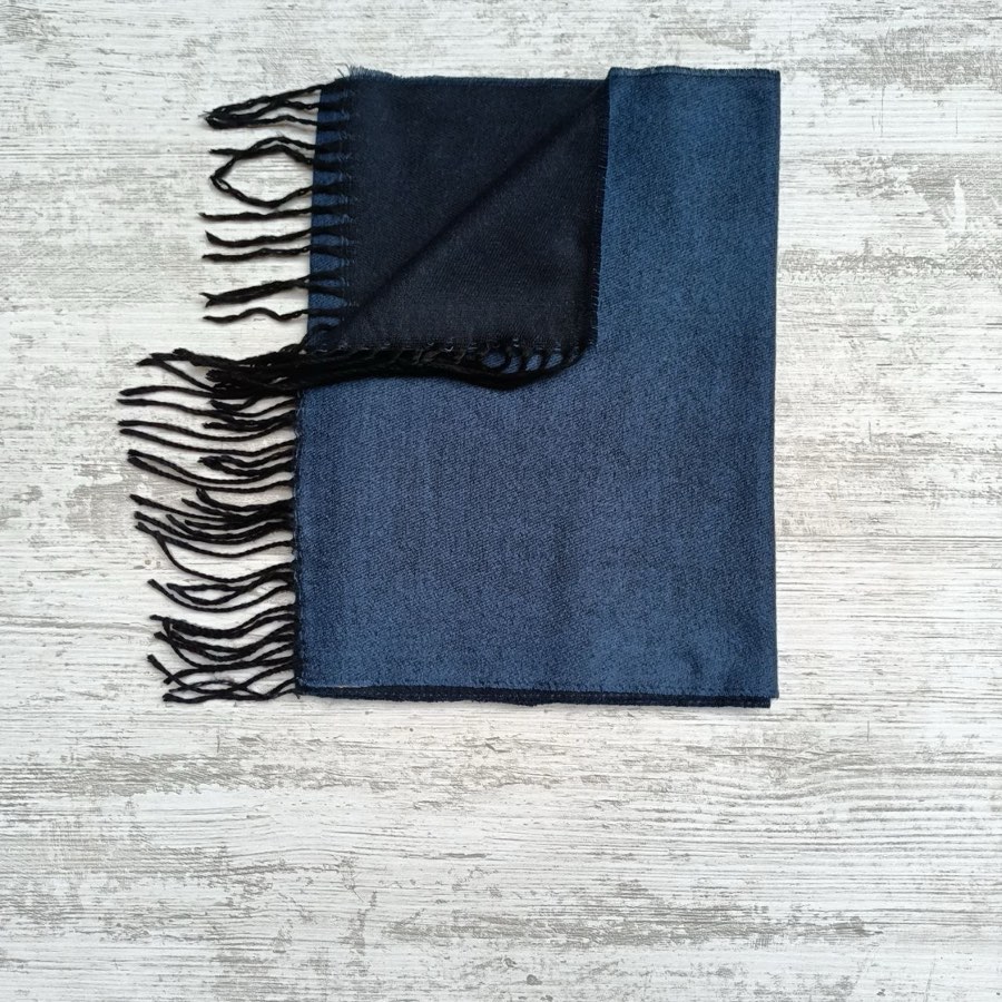 Men's Blue Plain Scarf