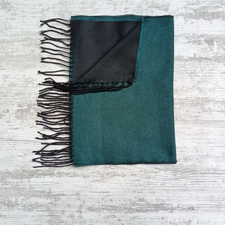 Men's Teal Green Plain Scarf