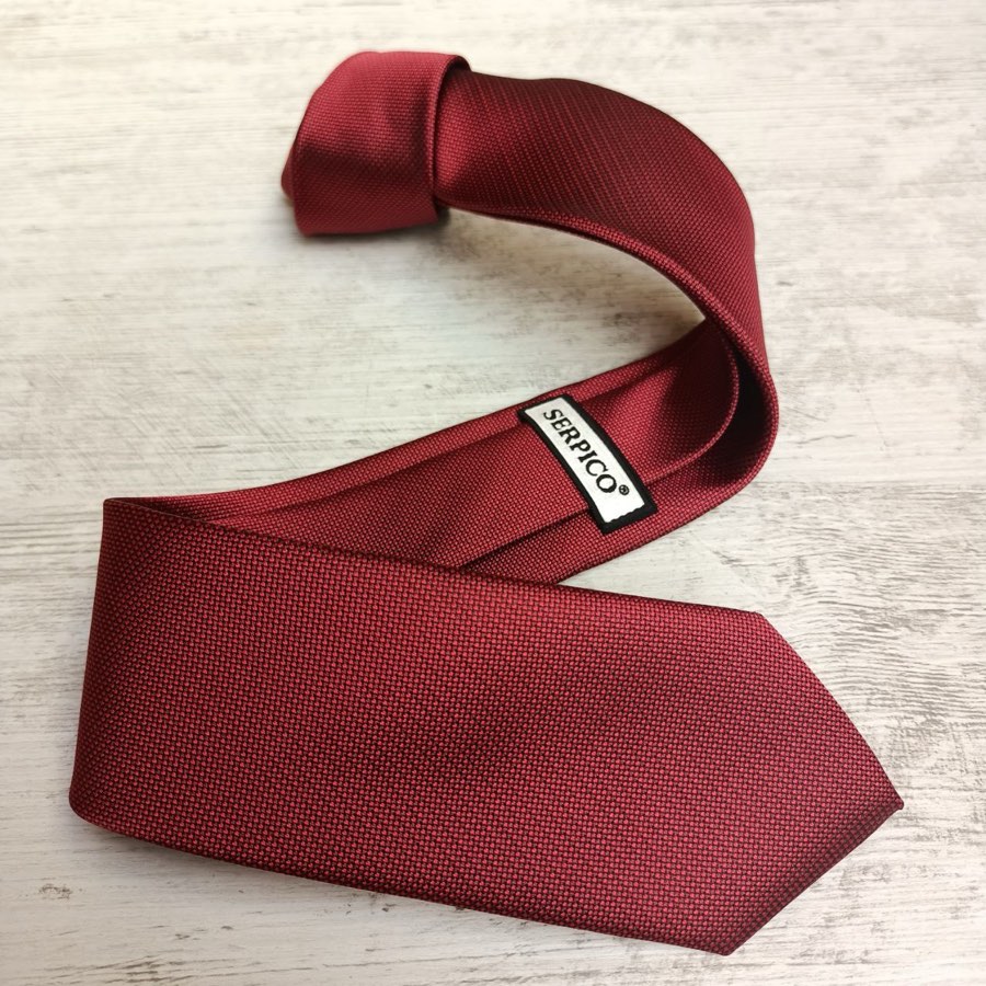 Men's Red Sand-Pattern Tie