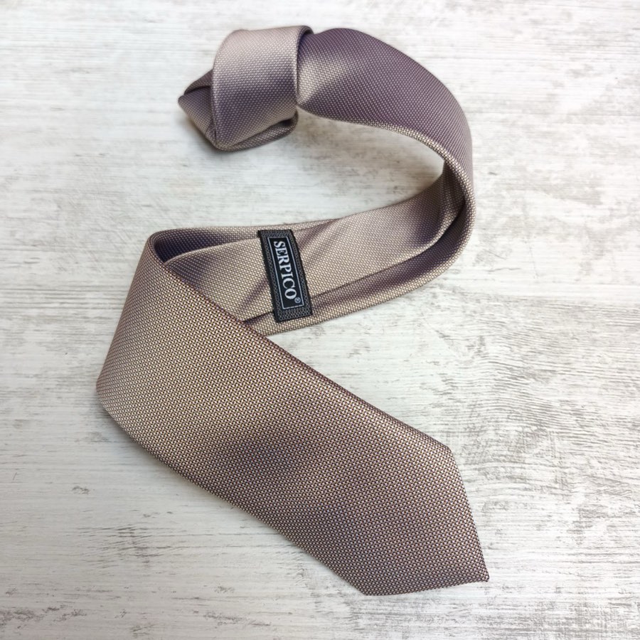 Men's Beige Sand-Pattern Tie