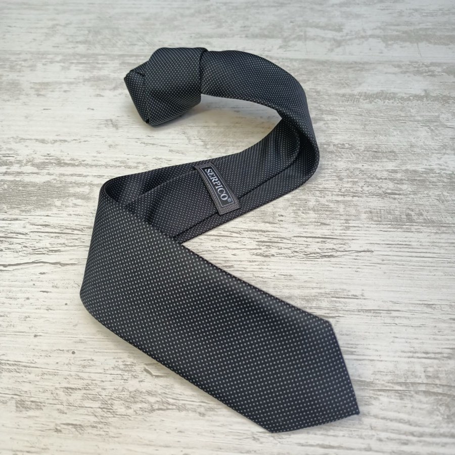 Men's Gray Sand-Pattern Tie
