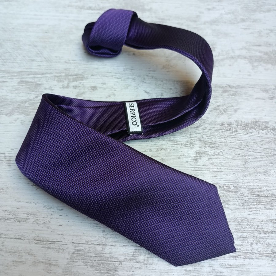 Men's Neon Purple Sand-Pattern Tie
