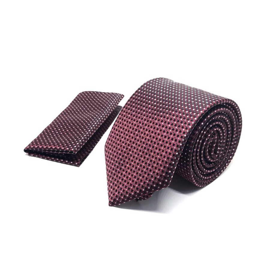 Men's Cherry Dotted Microfiber Tie